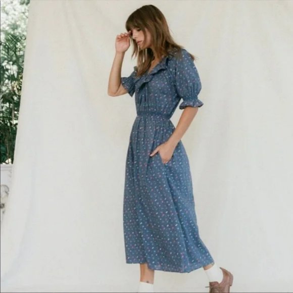 Christy Dawn Dresses & Skirts - Christy Dawn Naomi Lapis Aster Garden Dress NWT